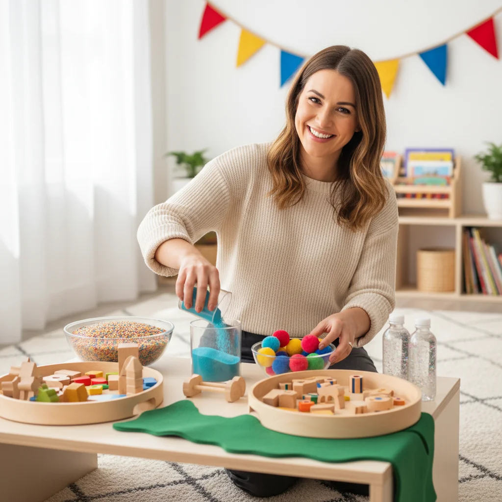Courteney Shrouder, founder of The Sensory Sandbox