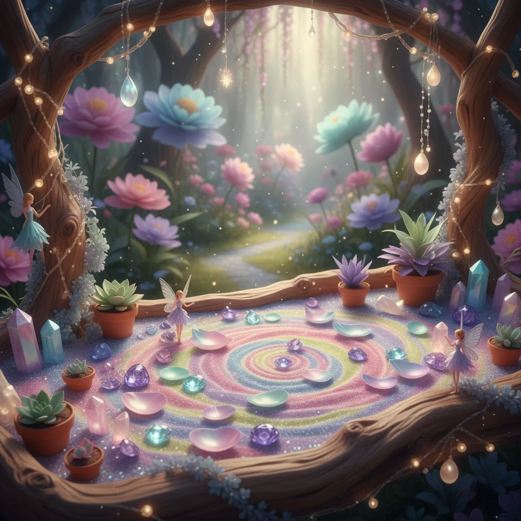 Fairy Garden sensory play theme