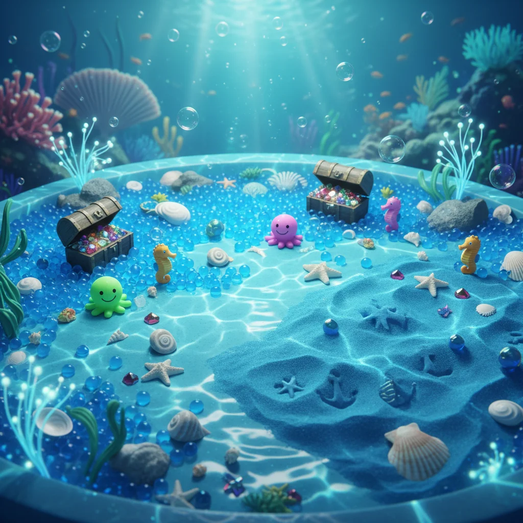 Ocean Adventure sensory play theme